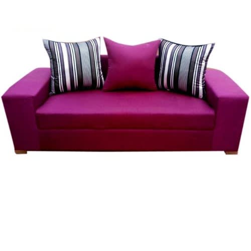 Pawafu 3 Seater Sofa - Purple