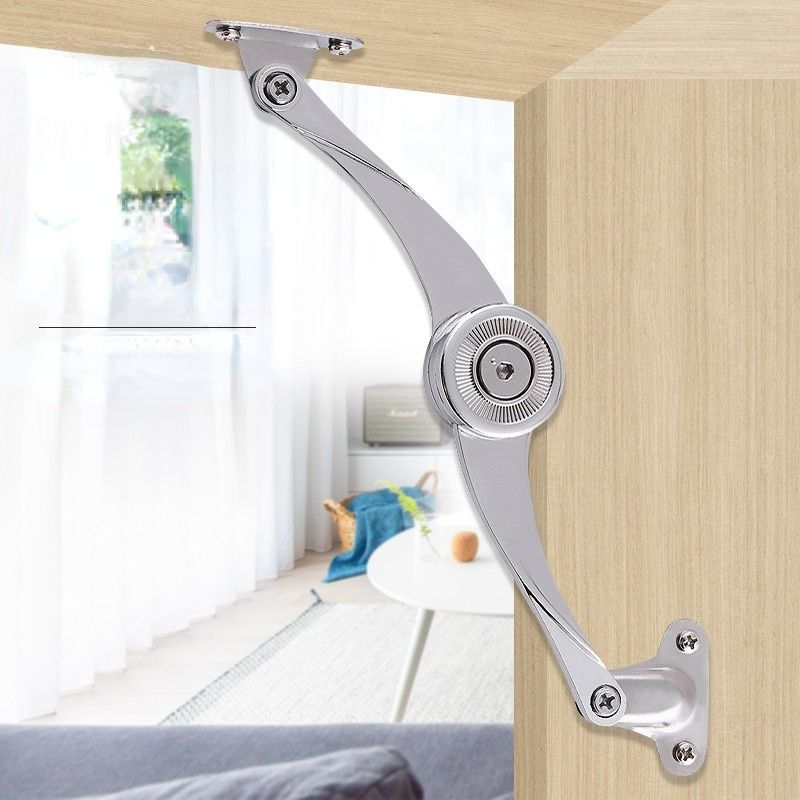Support Furniture Hardware  Hydraulic Ly Stop Hinges Kitchen Cabinet Door Adjustable  Hinge Furniture Lift Up Flap Stay