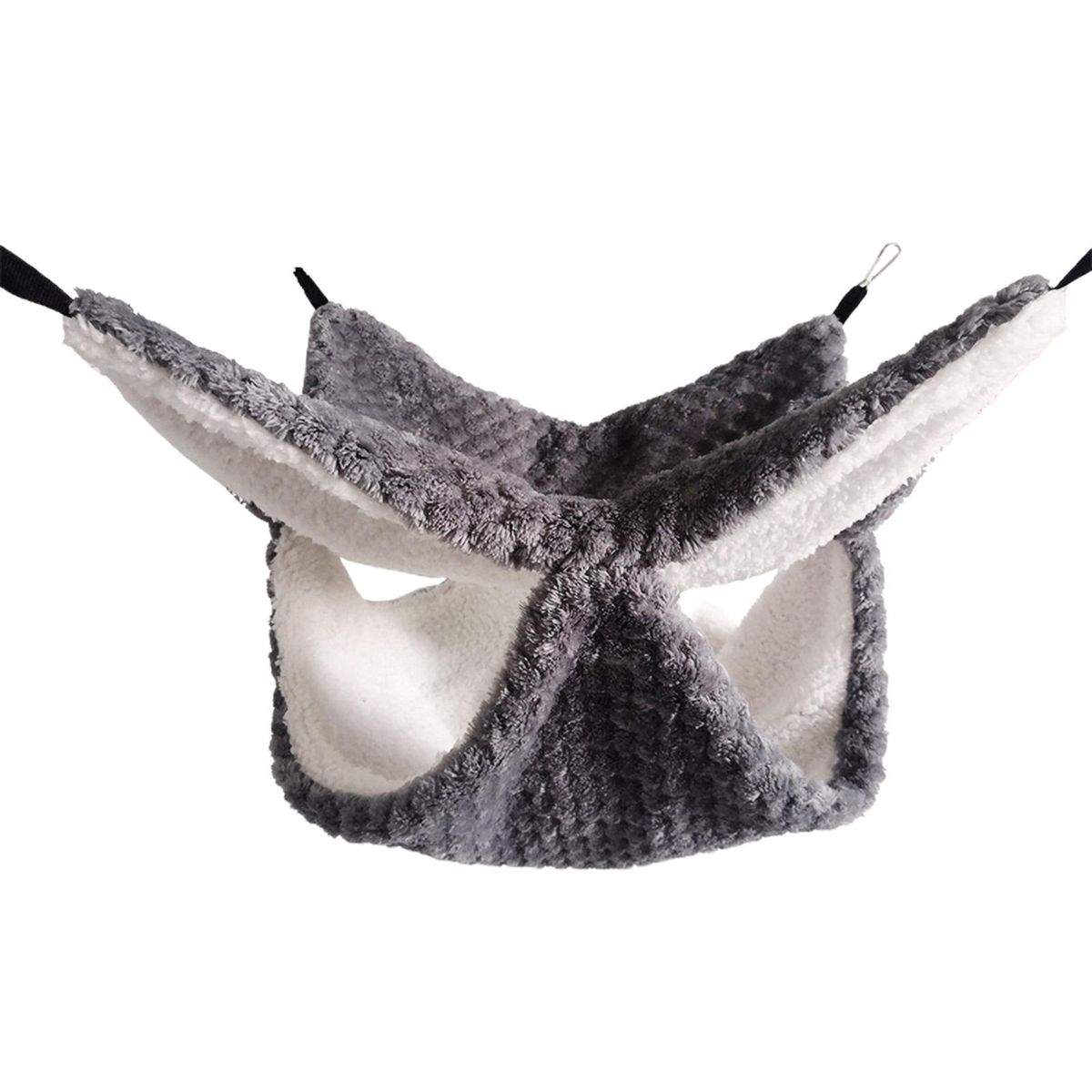 Hamster Nest Hamster Mat Channel Hammock Grey