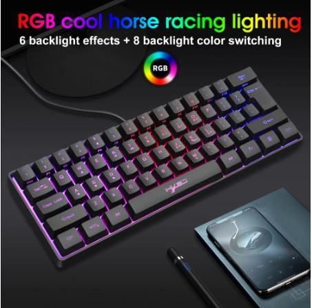 HXSJ L500 61 KEYS WIRELESS GAMING KEYBOARD
