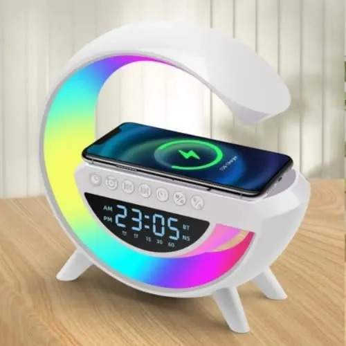 Built-in Led Display / Wireless Charging / Alarm Clock & Bluetooth Speaker