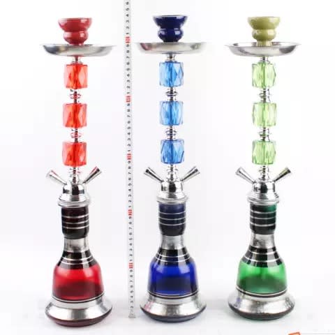 A Cartoon Of Fancy Medium Double Hose Shisha Pot -12 Shisha Pots