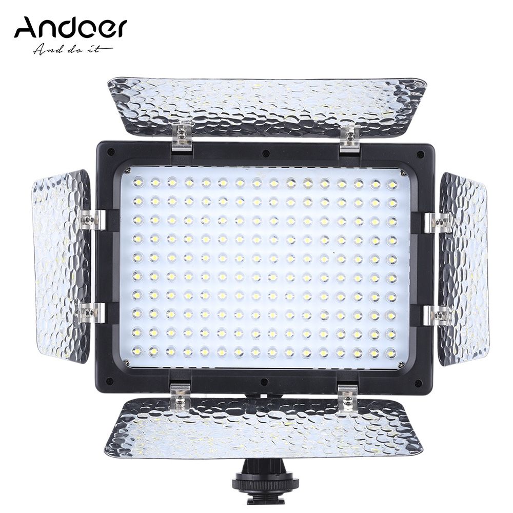 W160 Video Photography Light Lamp Panel 6000K 160