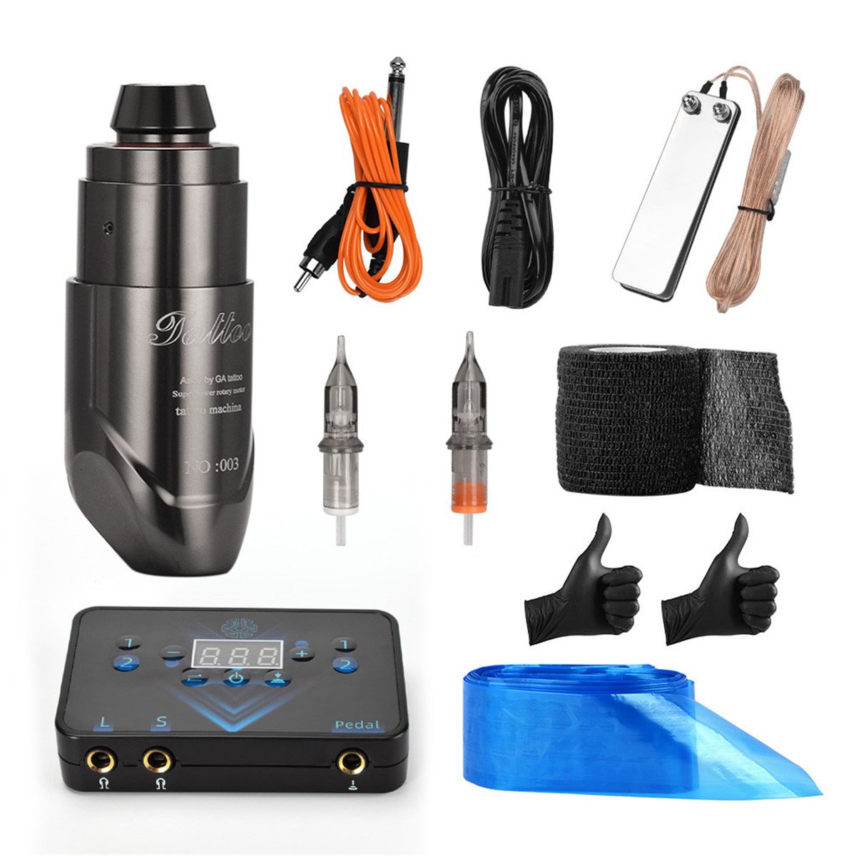 Tattoo Machine Kit Rotary Tattoo Machine Pen With Power