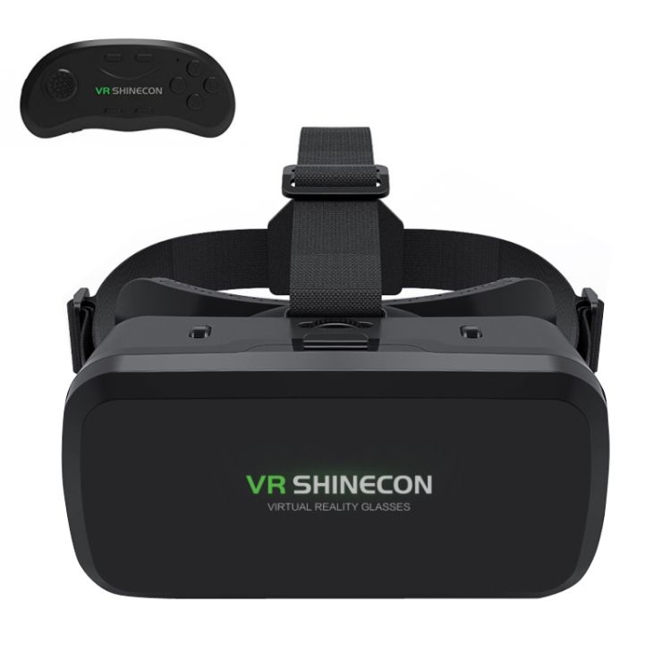 VR SHINECON G06A+B01 Handle 3D Game Phone VR Glasses