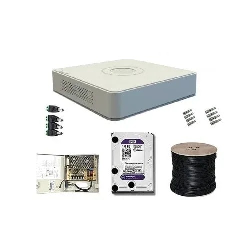 4 Channel-dvr+ 4 Indoor - Outdoor Bullet 720p Turbo Hd Complete Kit