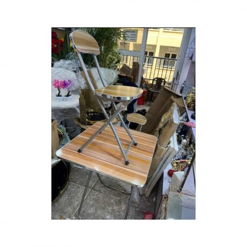 Adjustable Reading Table And 2 Chairs -Wooden/Metallic