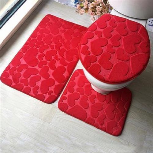 3-in-1 Toilet Cover+ Floor Footmat - Floormat