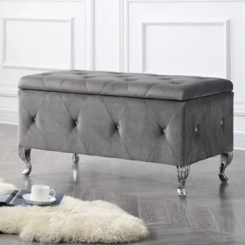 Footstool Ottoman - Storage