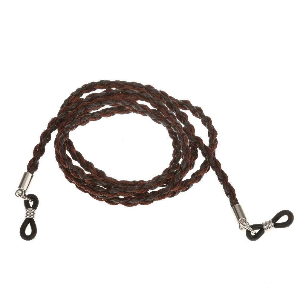Eyeglass Holder Cord Brown