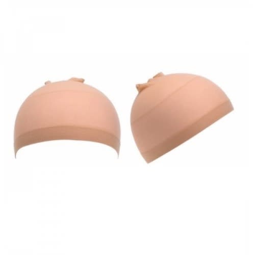 Deluxe Wig Cap - Biege - Pack Of 2