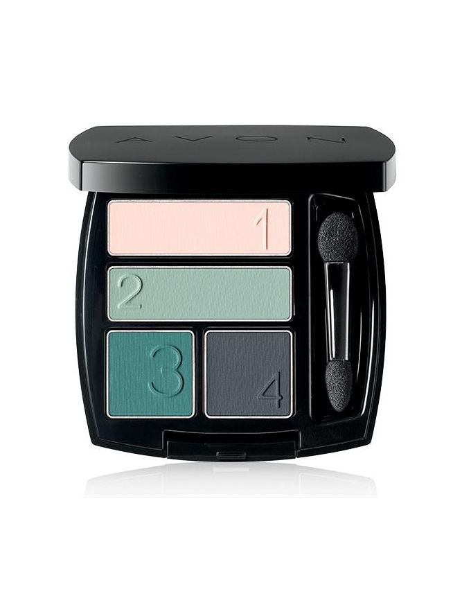 True Color Matte Eyeshadow Quad Ombre - On The Vine