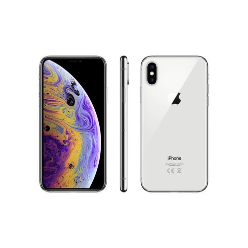 IPhone XS Max - 64GB - Silver With Free Pouch & Screen Protector