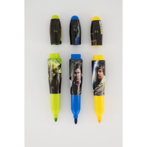 Scented Bullet Tip Markers - Star Wars (3pcs), Black Combo