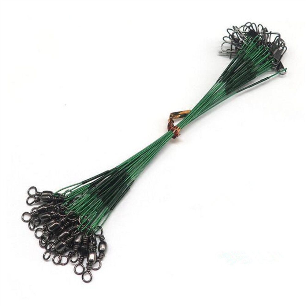 20 Pcs / Lot Steel Fishing Leads With Swivel Fishing Accessory 2 Colors Olta Leadcore