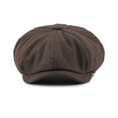 Men's Octagonal Panama Cap - Brown