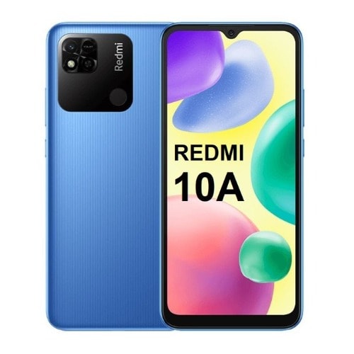 Redmi 10A - 6.53" - 128GB ROM - 4GB RAM - Dual SIM - 4G LTE - Fingerprint - 5000mAh - Blue