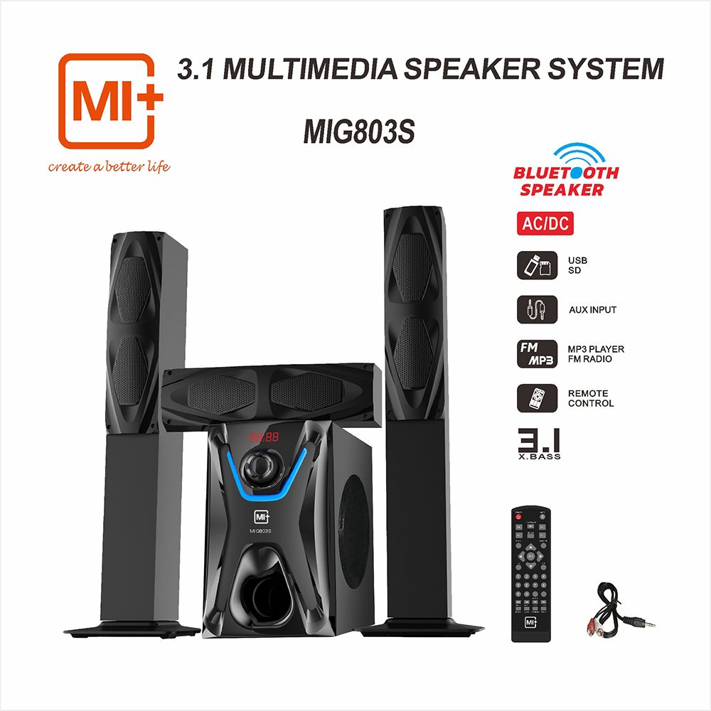 MIG803S 165Watts Bluetooth Multimedia Speakers Home Theater