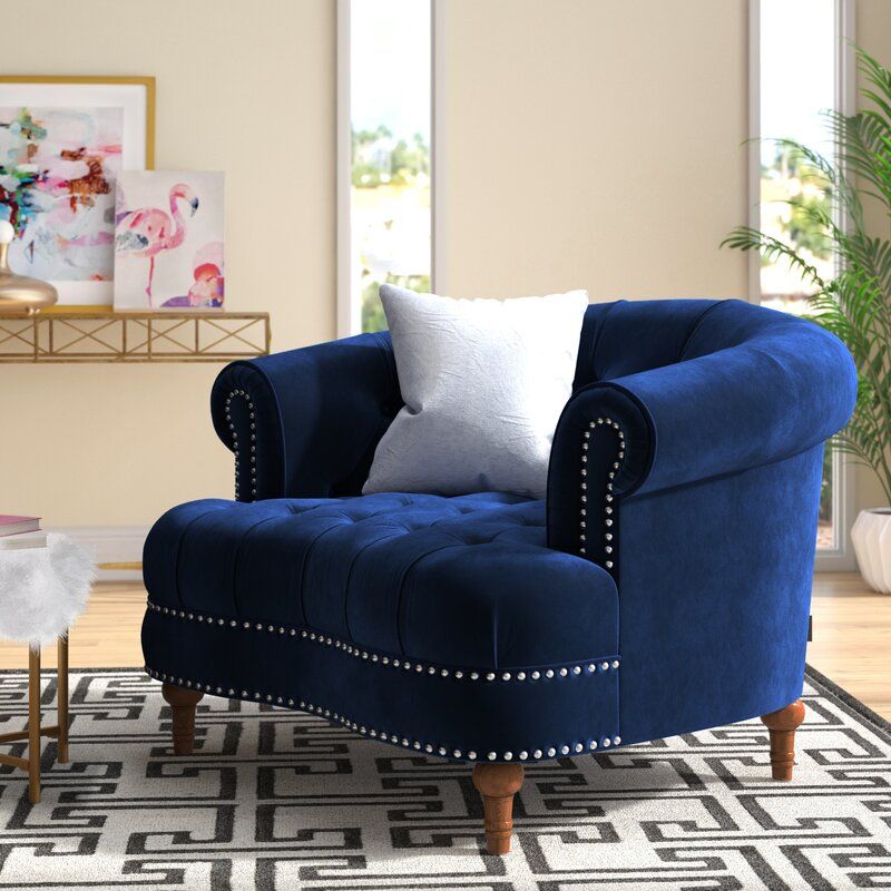 29'' Wide Tufted Velvet Armchair (LAG & OGUN Delivery Only)