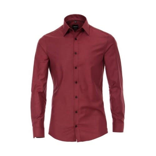 Men's Formal Dress Shirt  - Wine
