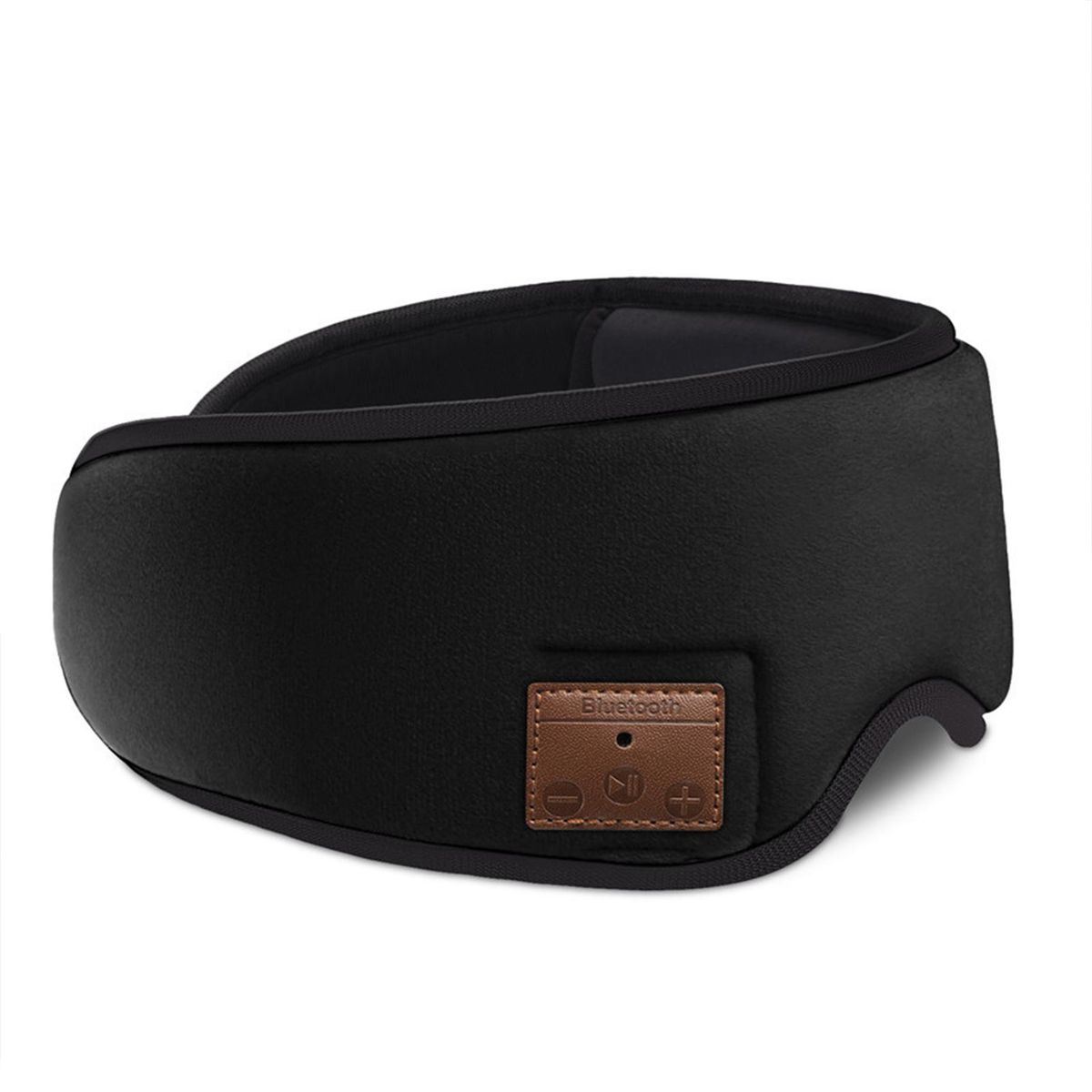 Cross-border smart eye mask to answer the phone, listen to music, eye protection, sleep shading, breathable wireless bluetooth 3d smart eye mask black