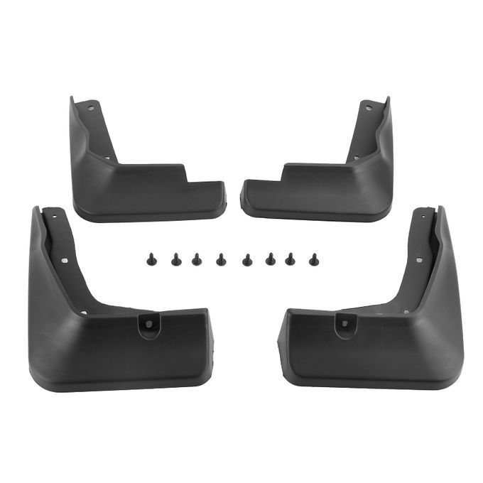 4Pcs Mud Guard Punch-Free Wear-Resistant Universal Car-Black