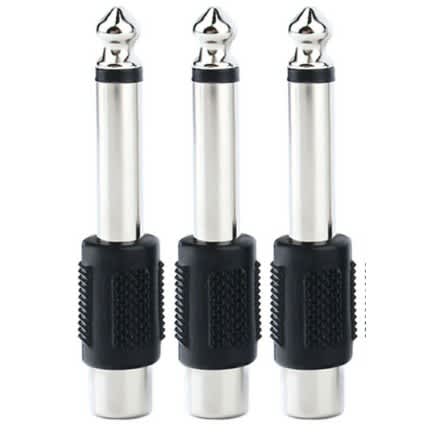 20pcs General Musical Sound  6.35 Mm Mono Jack Male