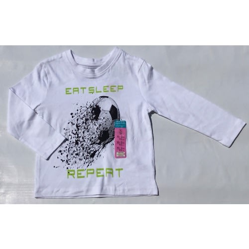 Boys Long Sleeve Top - White