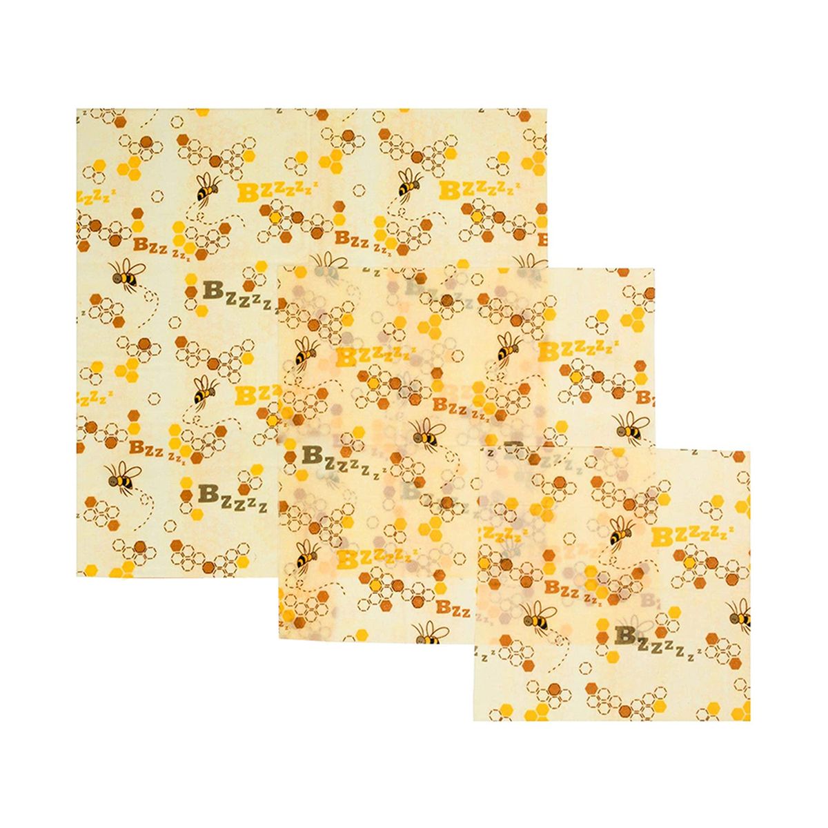 3Pcs Reusable Beeswax Food Wrap Beeswax Wrap Eco Friendly
