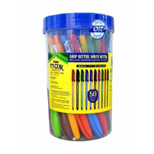 Ballpoint Pen-blue- 50 Pcs