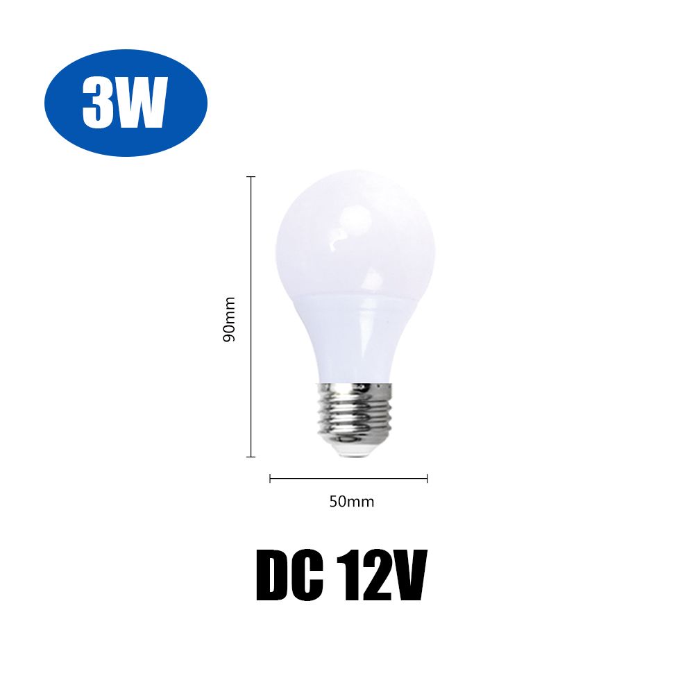 5pcs Lot DC 12V LED Bulb E27 Lamps 3W 5W 7W 9W 12W 15W