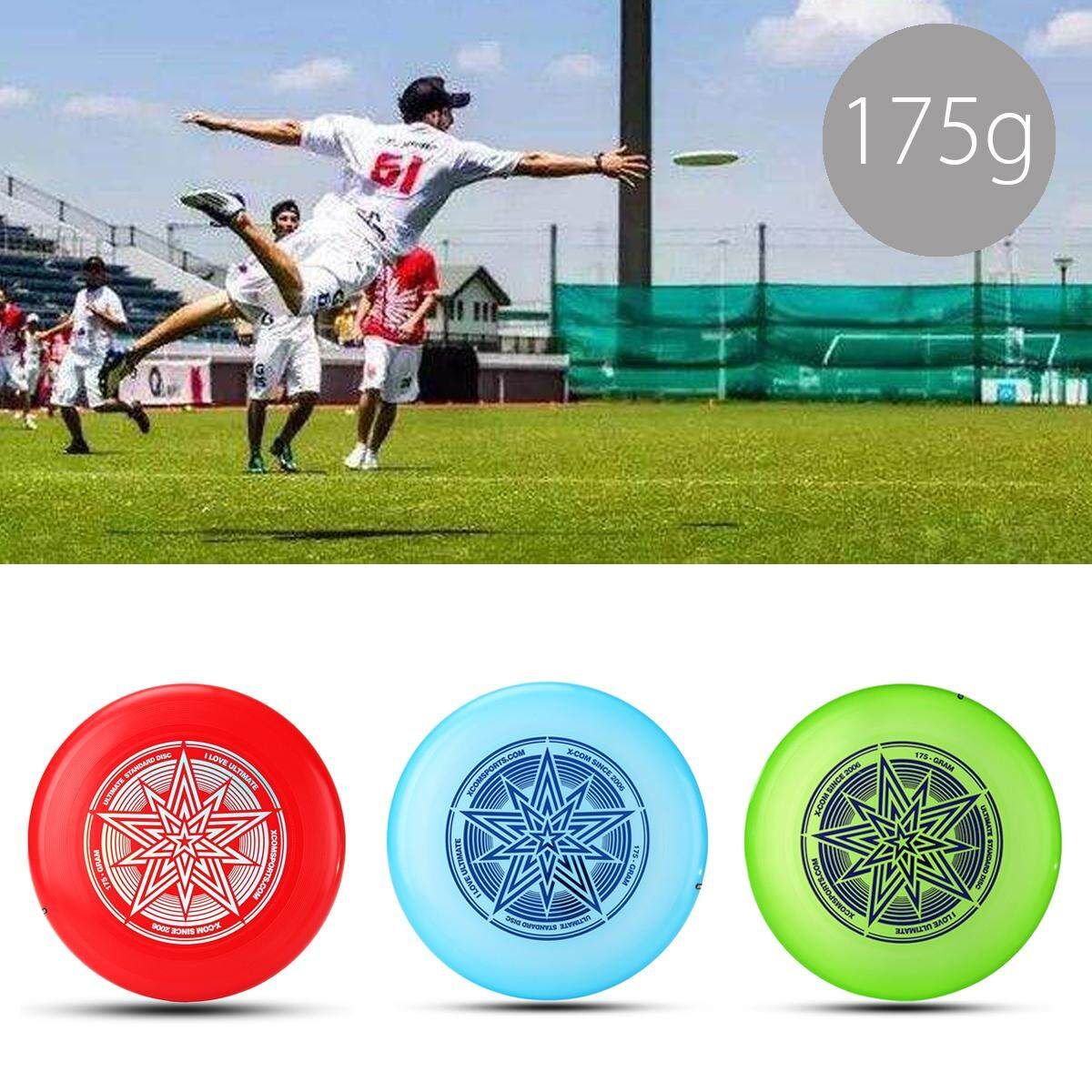 175g 3 Colors Professional Sports Ultra-Stars Ultimate Championship Flying Disk Red (red)