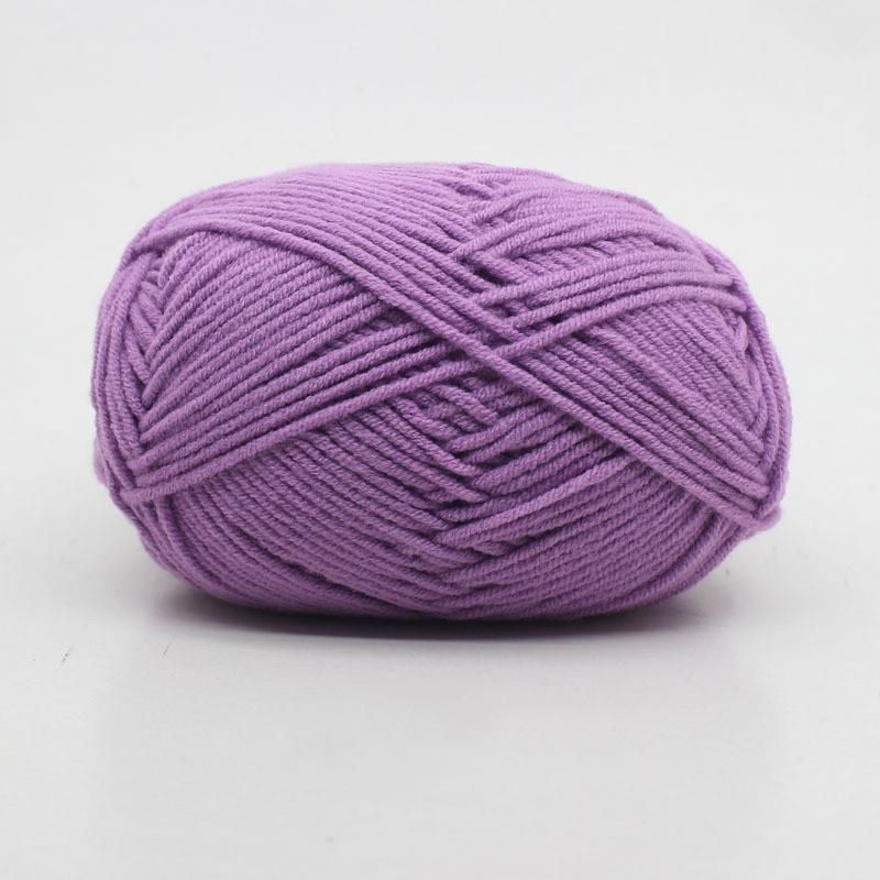 50 Grams/Ball Baby Knitting Wool Yarn Milk Sweet Soft Cotton Thick Yarn Hand Knitting Wool Crochet Yarn For DIY Sweater