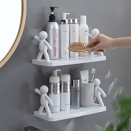 Wall Mounted Bathroom Organiser/floating Shelf