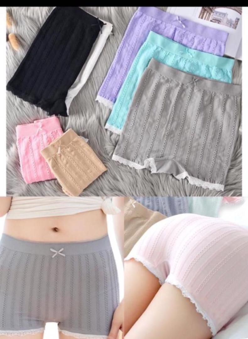 6pcs Ladies Boxer Panties (very Stretchy)