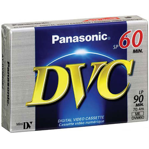 AY-DVM60EJ MiniDV Tape SP 60min - 90min LP Mode For Camcorder Camera