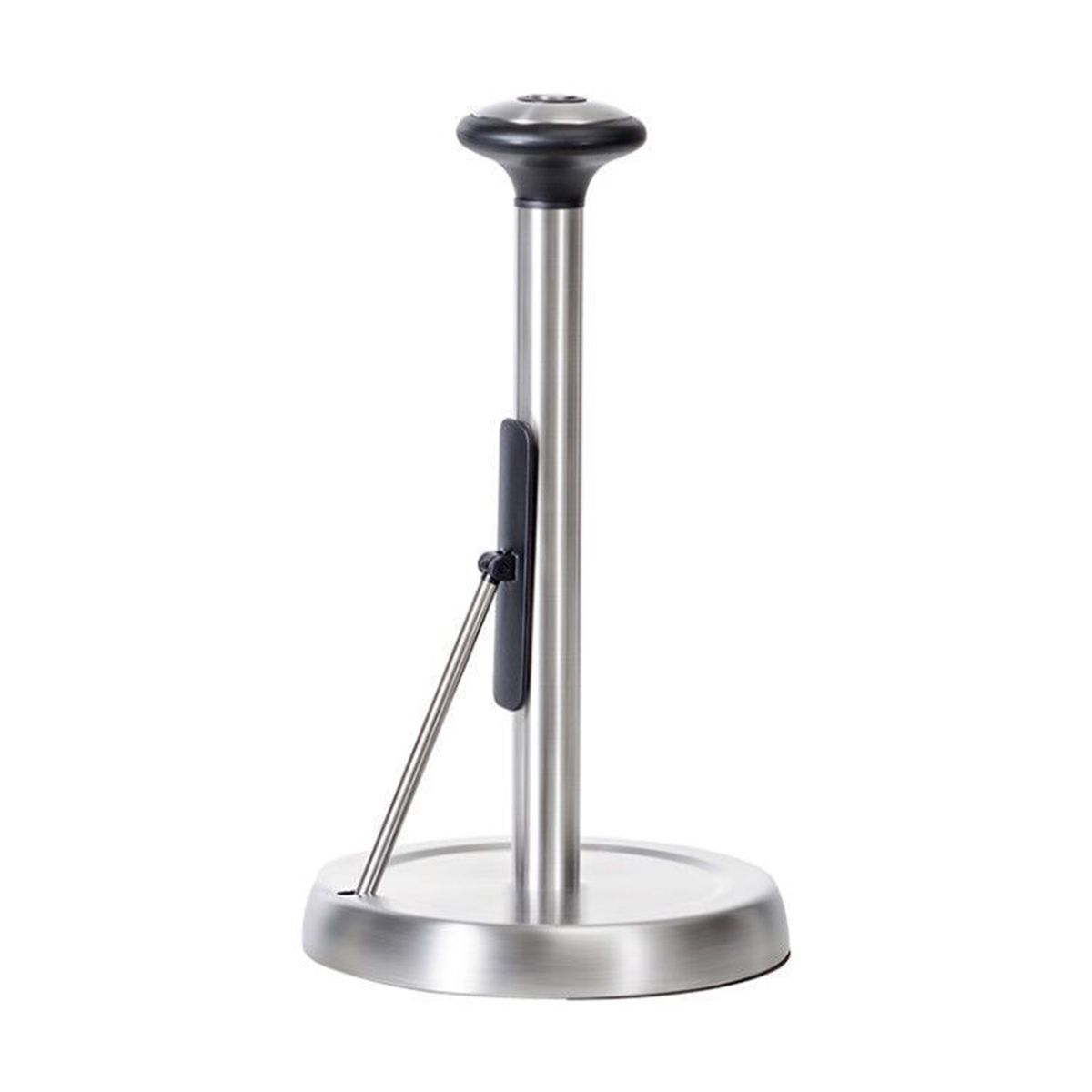 Napkin Holder Push Type Roll Napkin Holder Stand Silver