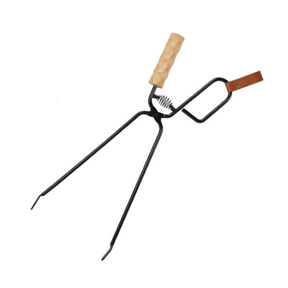 Thickened Firewood Clip Practical Charcoal Clamp Outdoor BBQ Barbecue Labor Saving Charcoal Clip for Picnic Camping