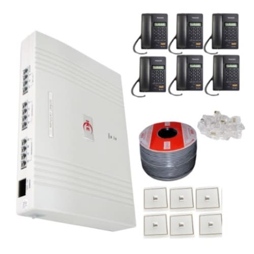 Pabx Corded Intercom Phones - 8 Extensions - Ike Pabx Pbx 8ext