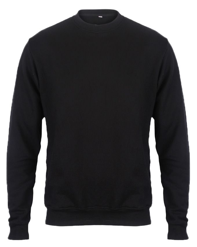 Plain Customisable Sweatshirt- Black