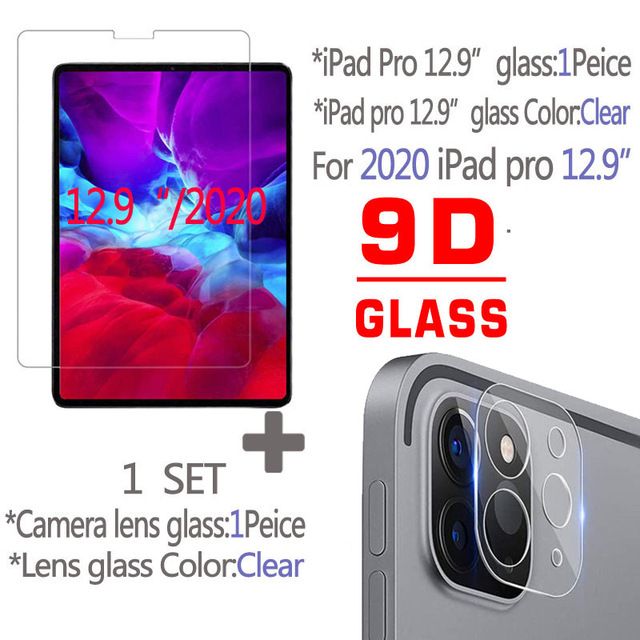 Tempered Glass For 2020 IPad Pro 11 12.9 Screen Rear Camera