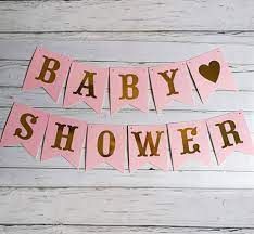 Baby Shower Paper Letter Banner For Decoration +Rope To Hang