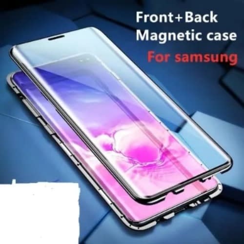 Magnetic Back And Front Case For Samsung S21 Ultra - Black