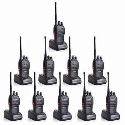 Two-way Radio Bf-888s Walkie Talkie Uhf 5w 16ch - 10 Pieces
