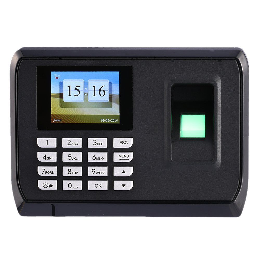 Biometric Fingerprint Attendance Machine Time Clock Recorder