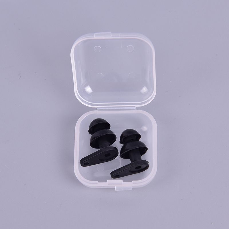 Pairs Soft Anti-Noise Ear Plug Waterproof Swimming Silicone