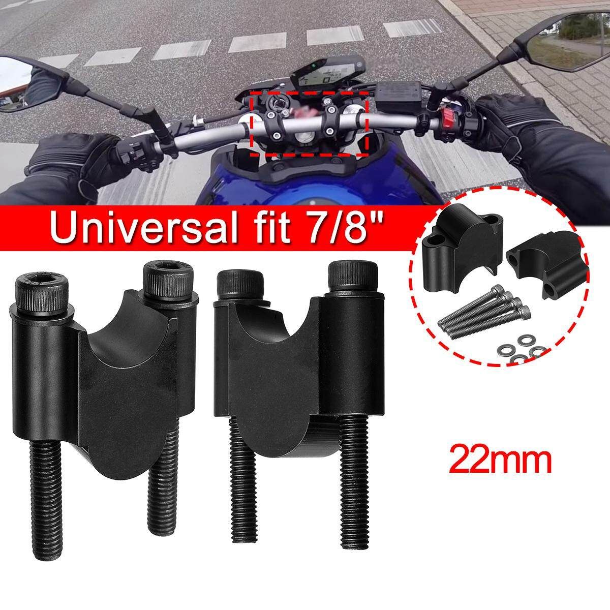 Motorcycle Handlebar Mount Clamp Riser For Yamaha MT07 MT09 For H*nda TRX450 Black