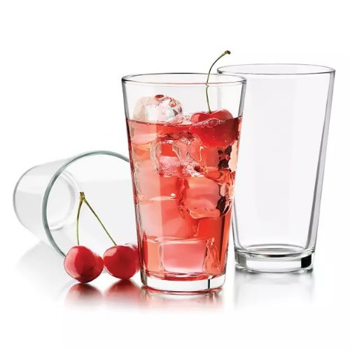 Libbey Hayes - Glassware Set With Duratuff Rim - 16oz - 10pcs