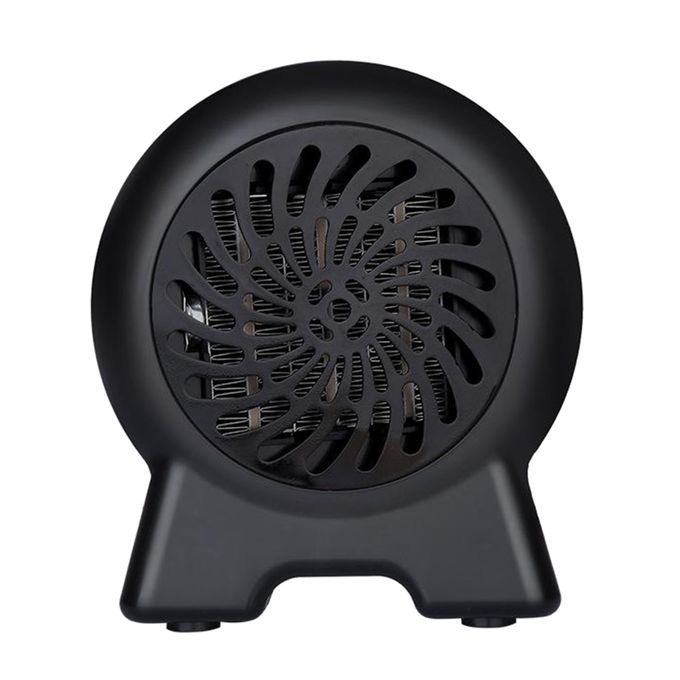 Electric Fan Space  Portable Winter Warm Home Office Desk Black