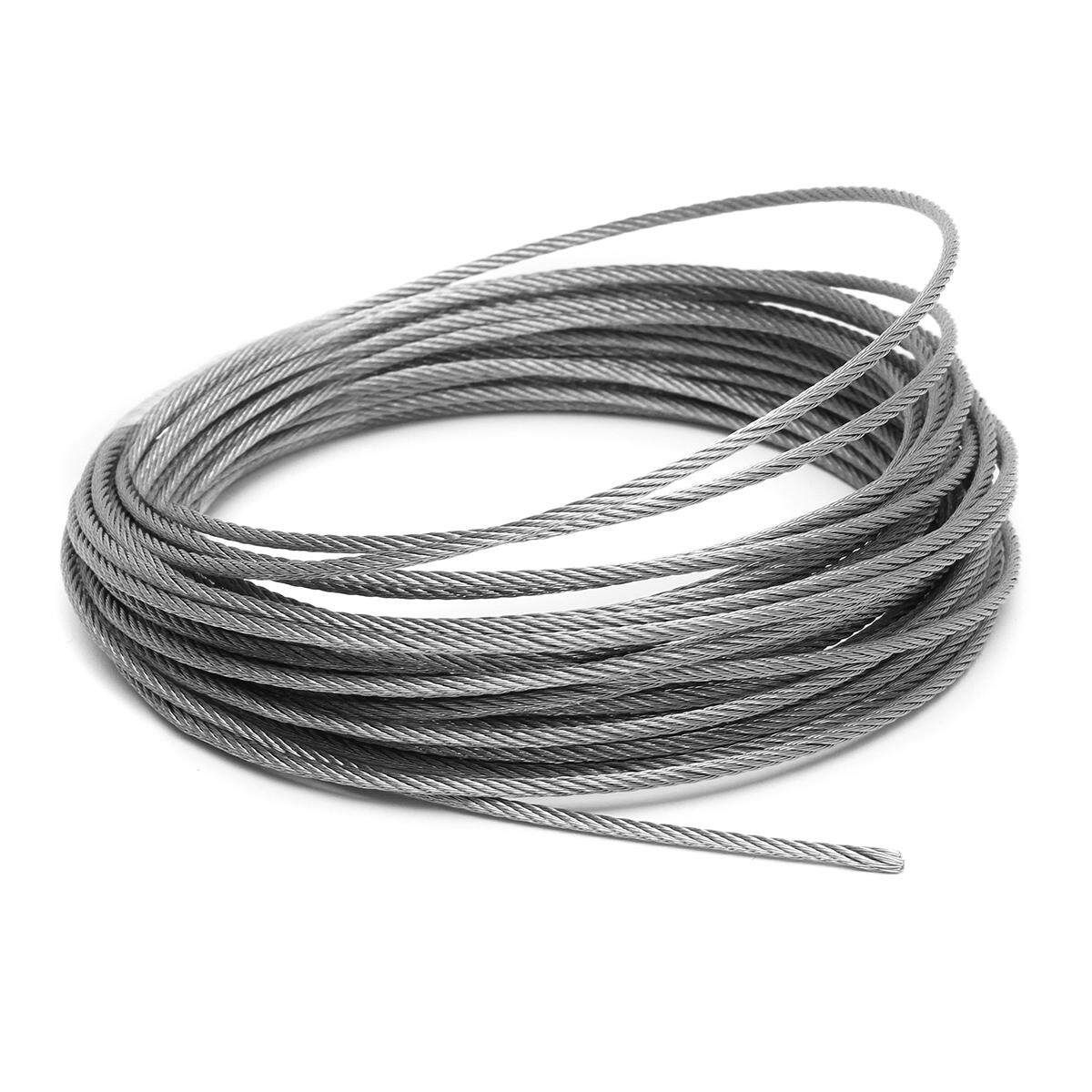 Stainless Steel Wire Rope Tensile Diameter 4mm Structure Cable 10m